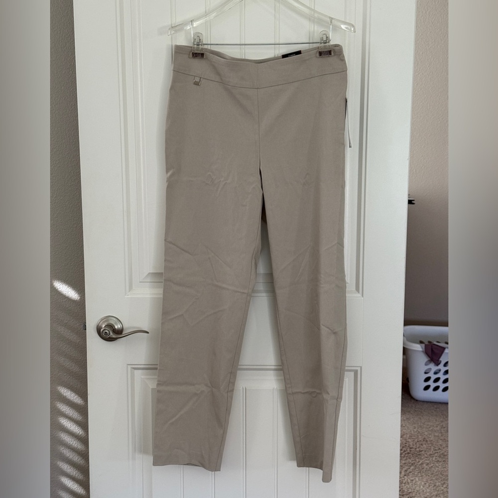 Avenue Tan Straight Leg Pants